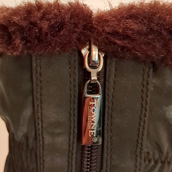 London Fog Weather Proof Brown Winter Boots 11W - Picture 6 of 9